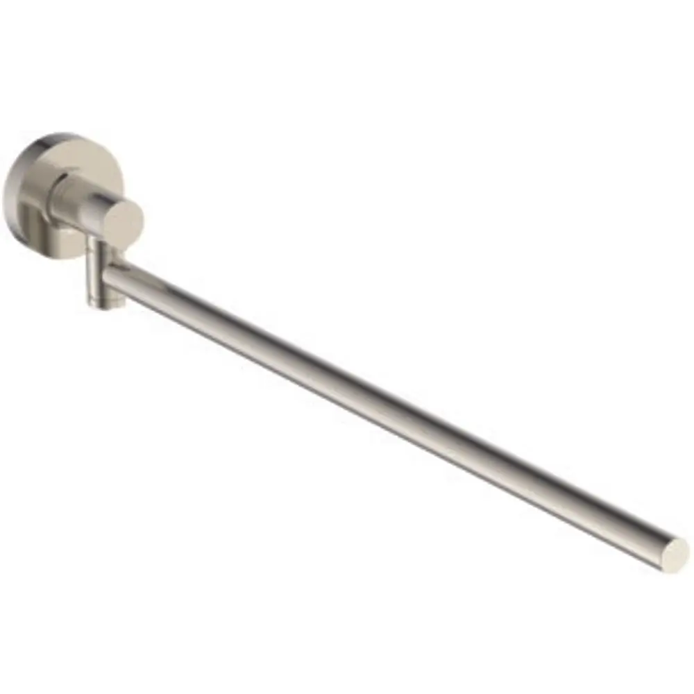 Handtuchstange von Ideal Standard in Silber. Das Produkt hat eine einfache, moderne Form und ist an einer Wandmontage ausgestattet.